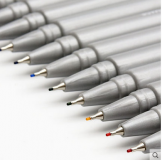 PREMEC CHALK巧可勾线笔12色绘图彩笔 中性笔彩色水笔 纤维笔套装