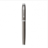 派克 （PARKER）IM金属灰格子纹墨水笔 钢笔 M09