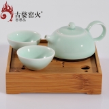 古婺窑火 春壶茶盘 一壶二杯+茶盘