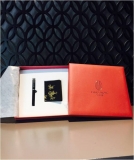 宋锦 名片夹 +派克笔 礼盒套装-商务礼品