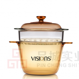 美国康宁VISIONS  3.5L锅+20CM蒸格  VS-35/VSM-20