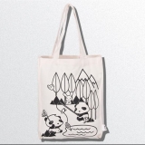 帆布包 订制 黑色/白色/米黄色 -广告促销礼品