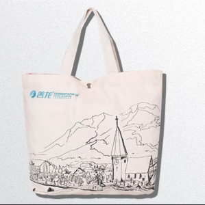 帆布包 订制 黑色/白色/米黄色 -广告促销礼品
