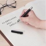 派克  威雅黑色胶杆墨水笔，官方商务签字笔