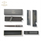 parker派克钢笔IM金属灰白夹宝珠笔