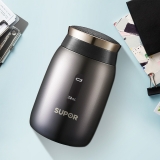 苏泊尔真空保温杯 304不锈钢男女士可爱便携商务办公室茶水杯子KC35BG1